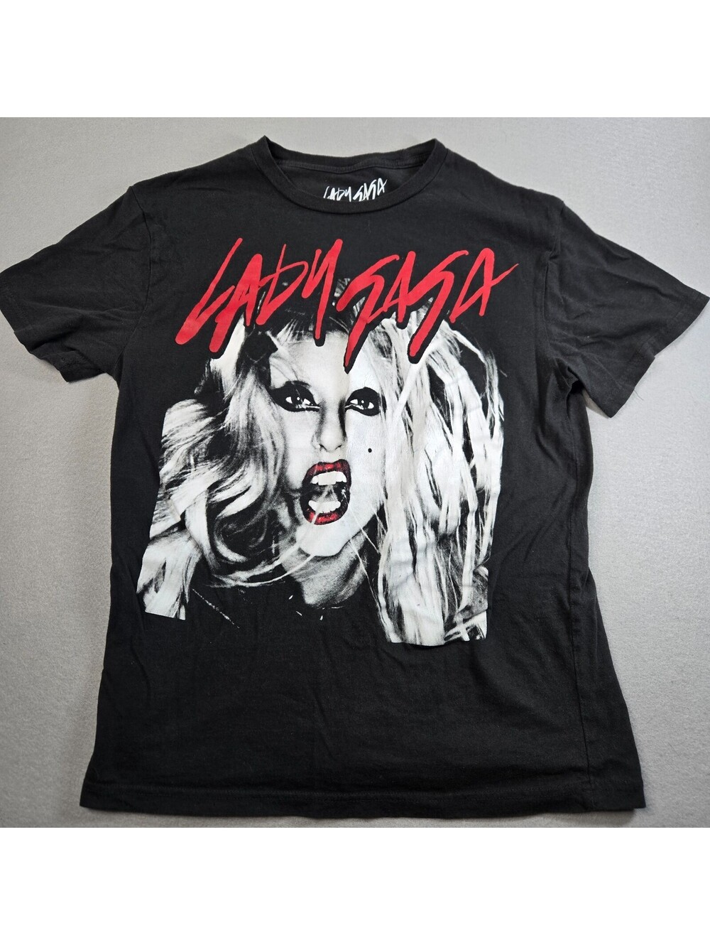 Lady Gaga 'Born This Way' Graphic Print Cotton Black  Medium Bravado T-Shirt